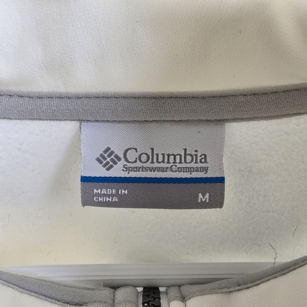 Columbia Women's Kruser Ridge Soft Shell Jacket Off White Size M Like New - Picture 11 of 13